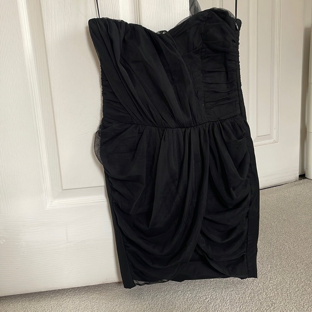 Zara black mini dress